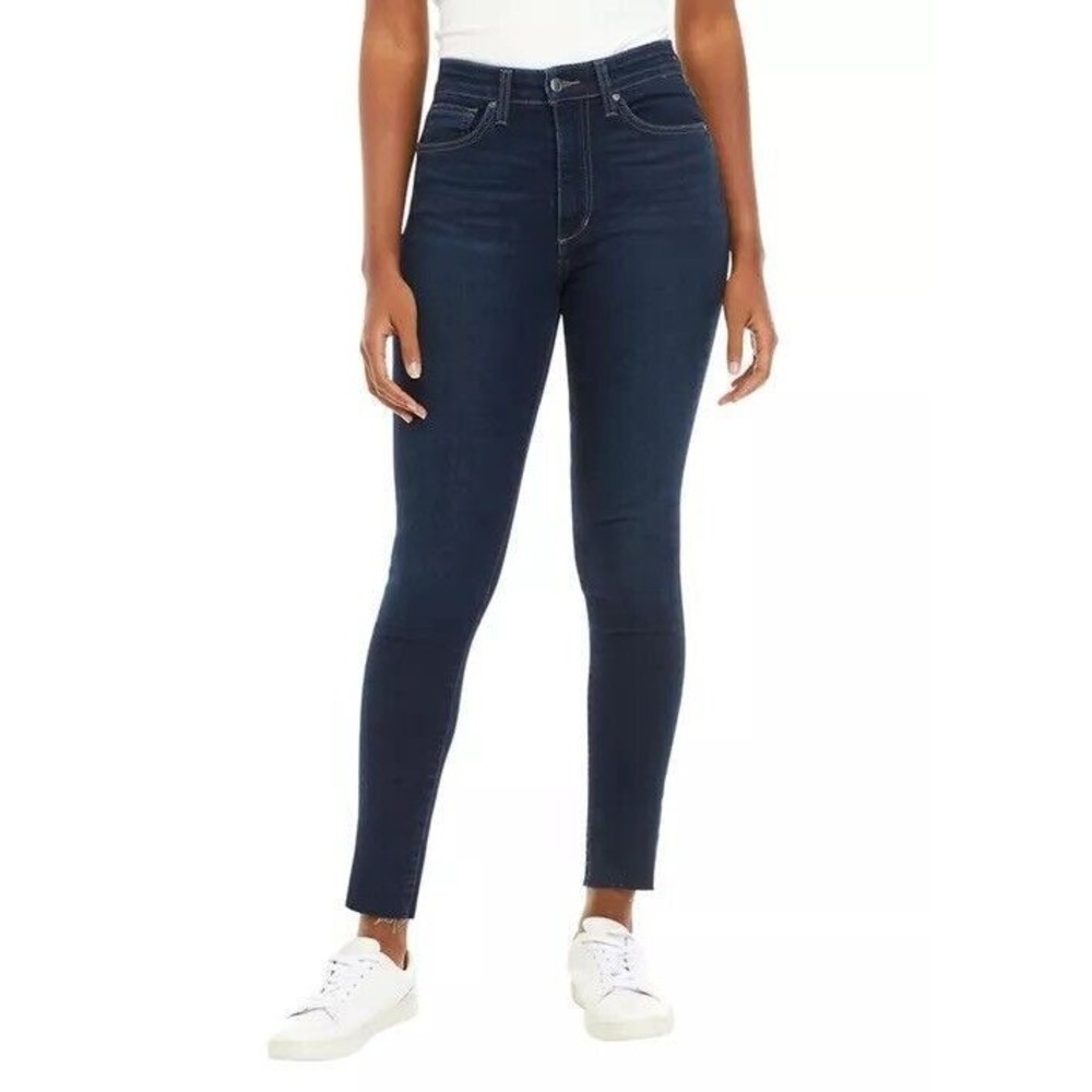 Joe's Jeans High Rise Skinny Ankle Jeans‎ Womens Size 24 Frayed Raw Hem Haxby